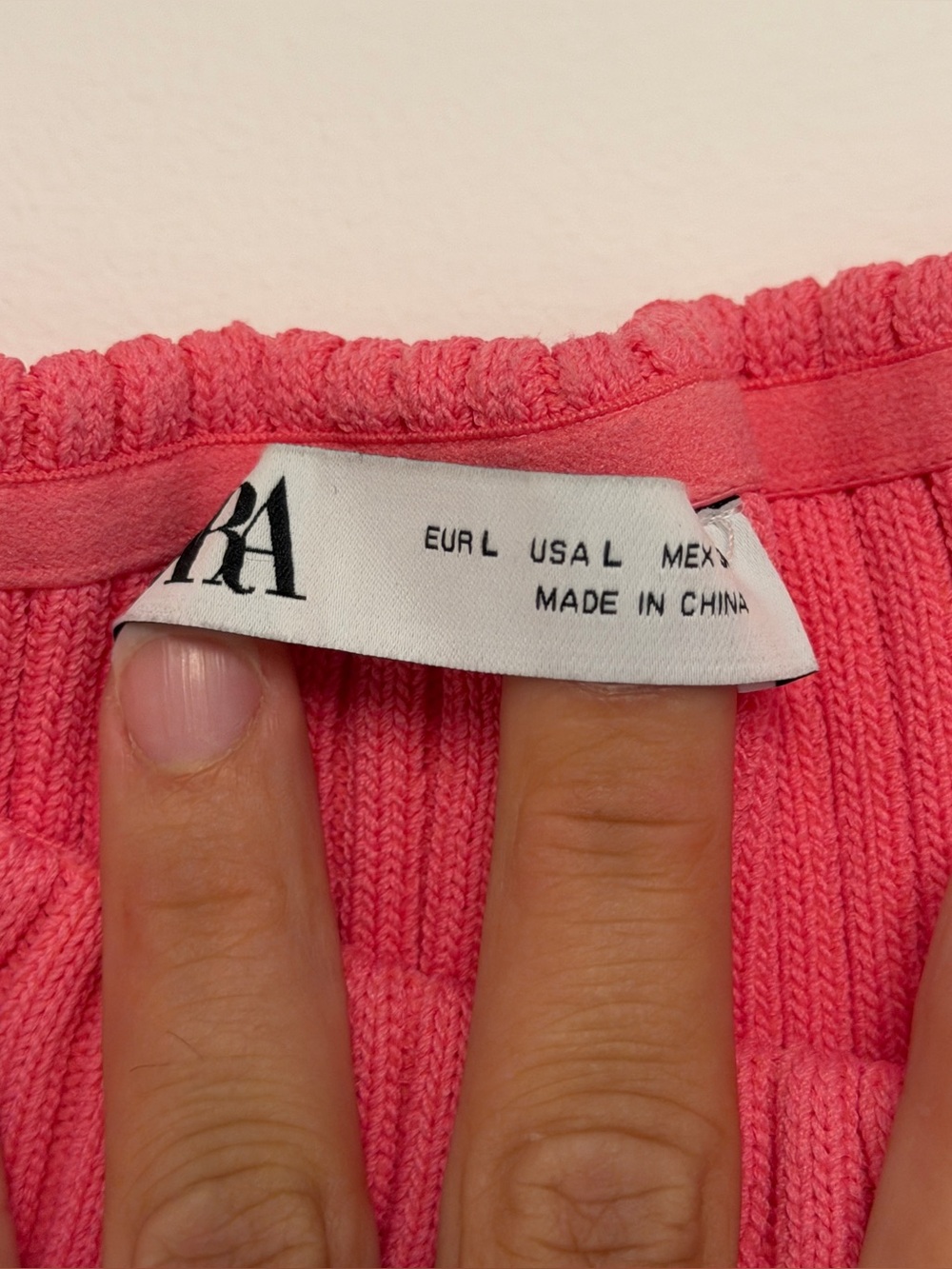 NWOT Zara Ribbed Tube Top - Picture 3 of 3